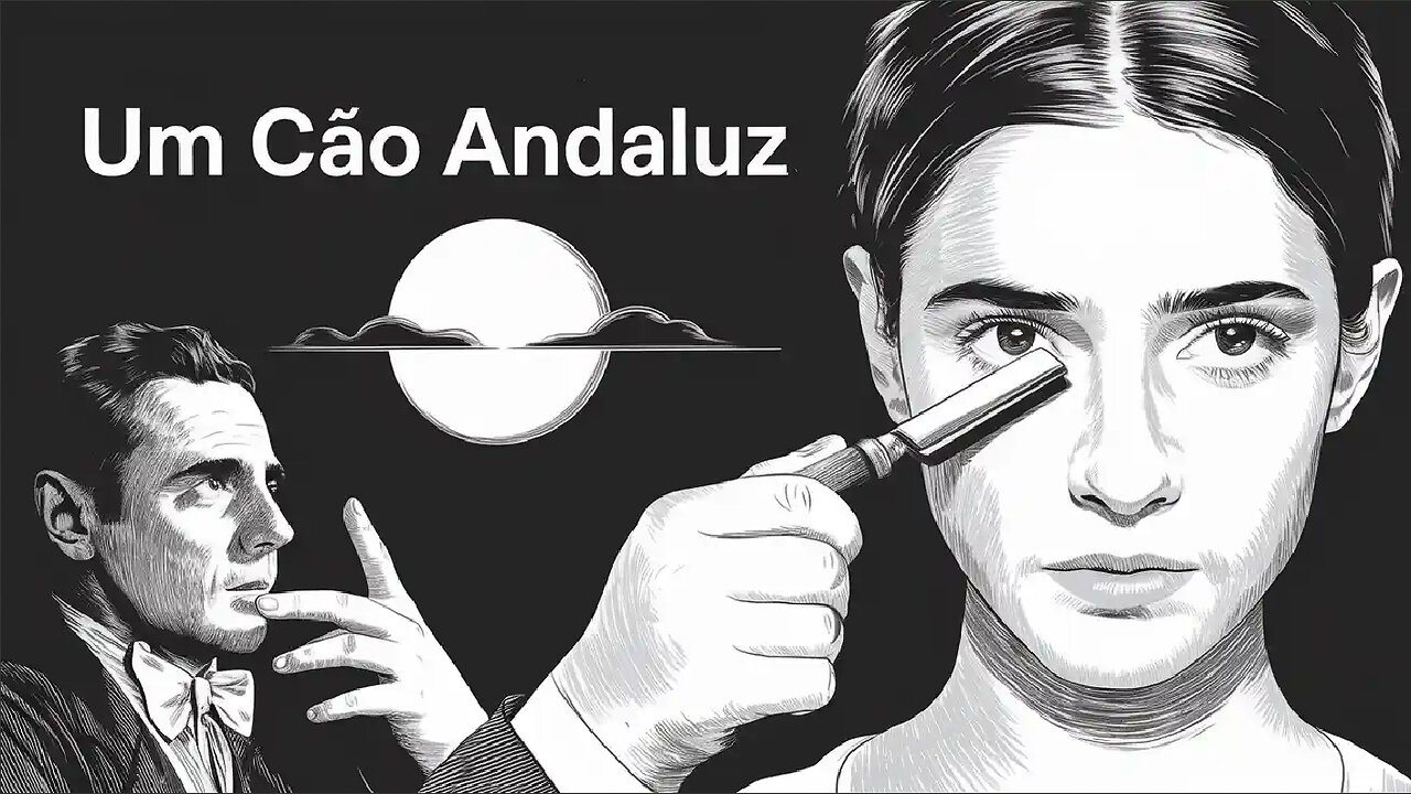 UM CAO ANDALUZ (1929) Pierre Batcheff, Simone Mareuil e Luis Buñuel | Terror, Curto|P&B| Filme retro