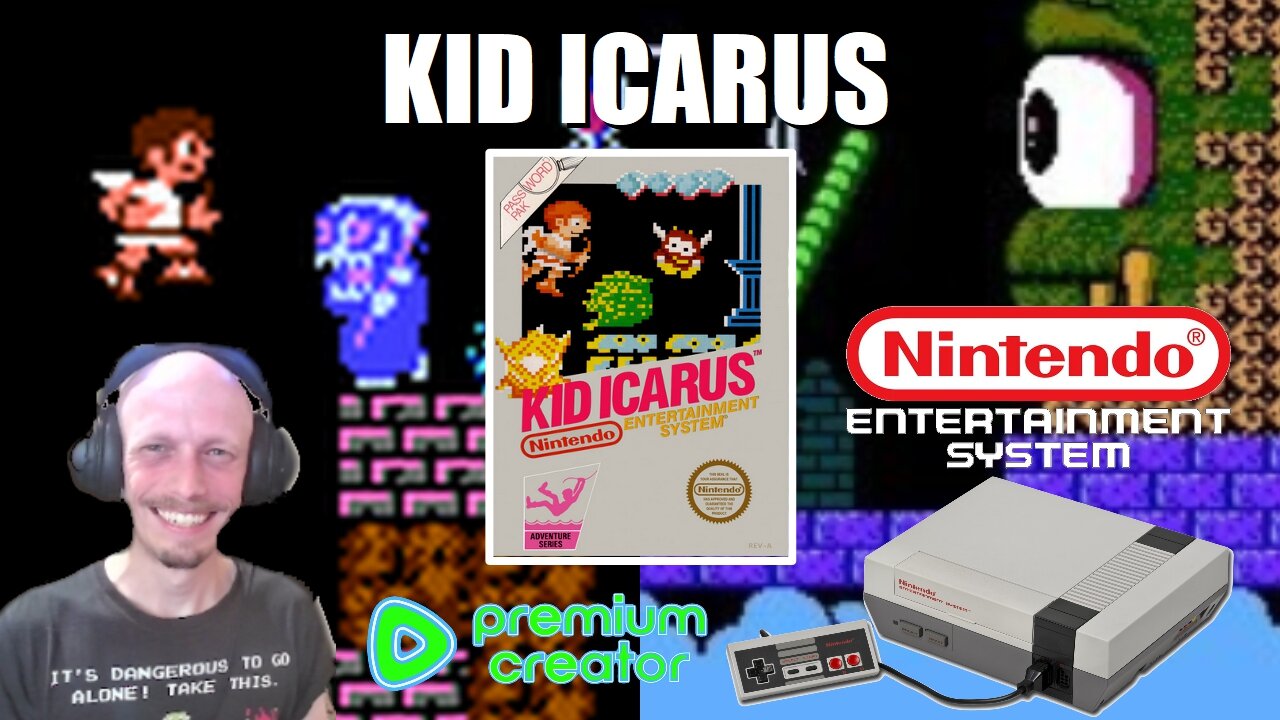 Kid Icarus (NES): Rescue Palutena and Destroy Medusa while Avoiding Proximity to the Sun [Premium]