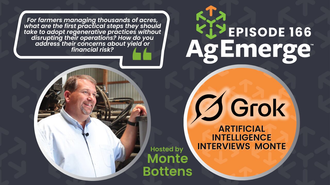 AgEmerge Podcast 166 Grok Artificial Intelligence Interviews Monte Bottens