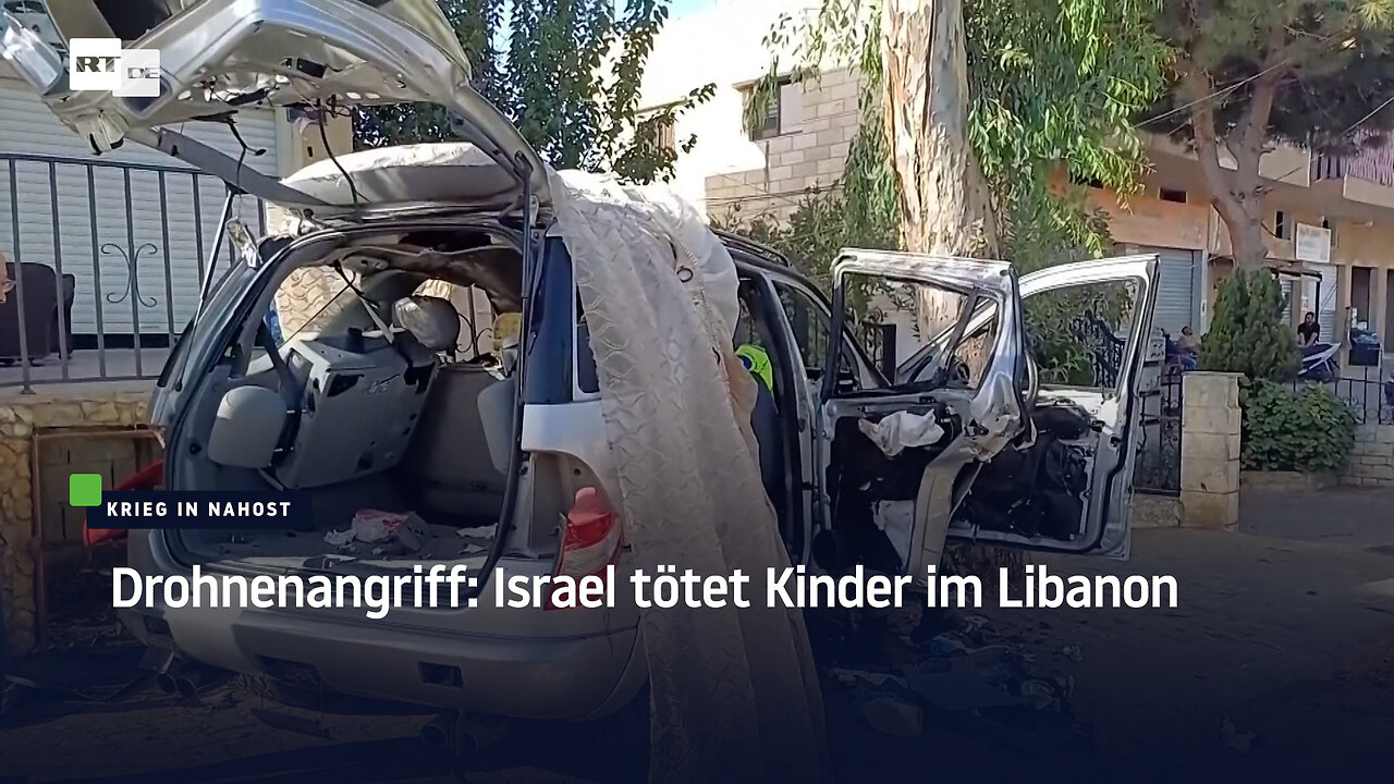 Drohnenangriff: Israel tötet Kinder im Libanon