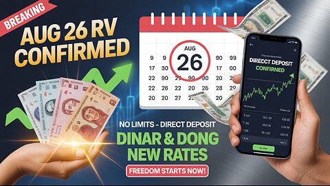 Iraqi Dinar 💥 RV on 26 Aug No limitations DIRECT DEPOSIT Freedom Starts NOW!