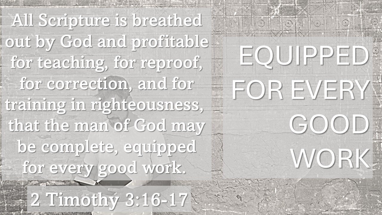 “Equipped For Every Good Work" by Jerry Qualls