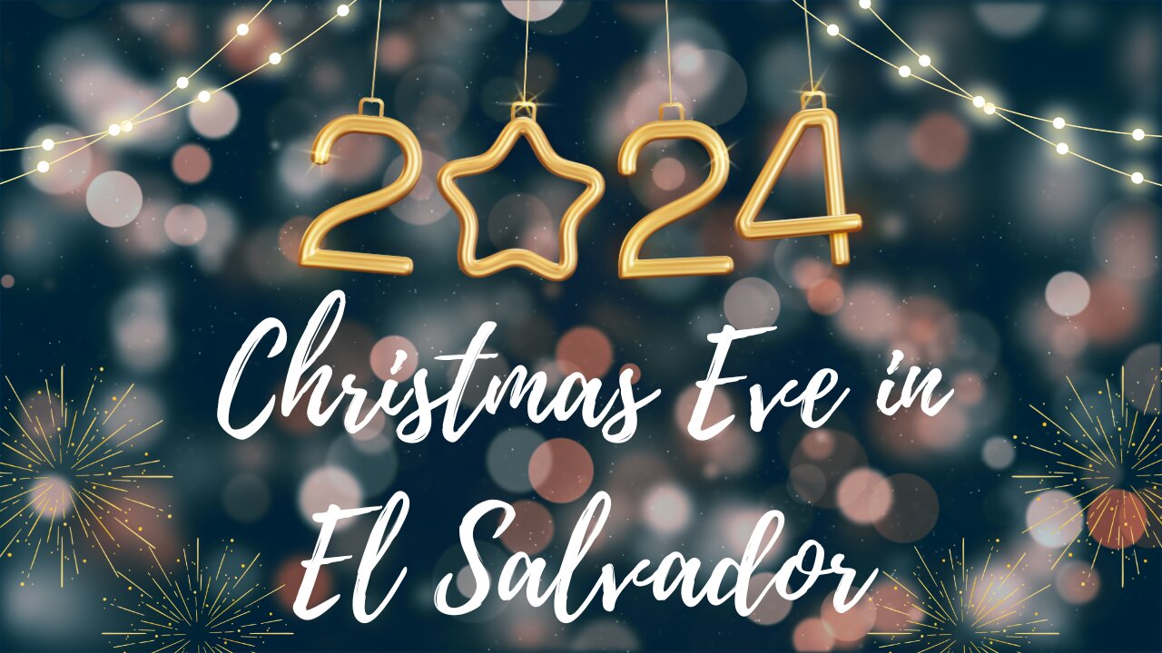 Fireworks for Christmas Eve in El salvador!