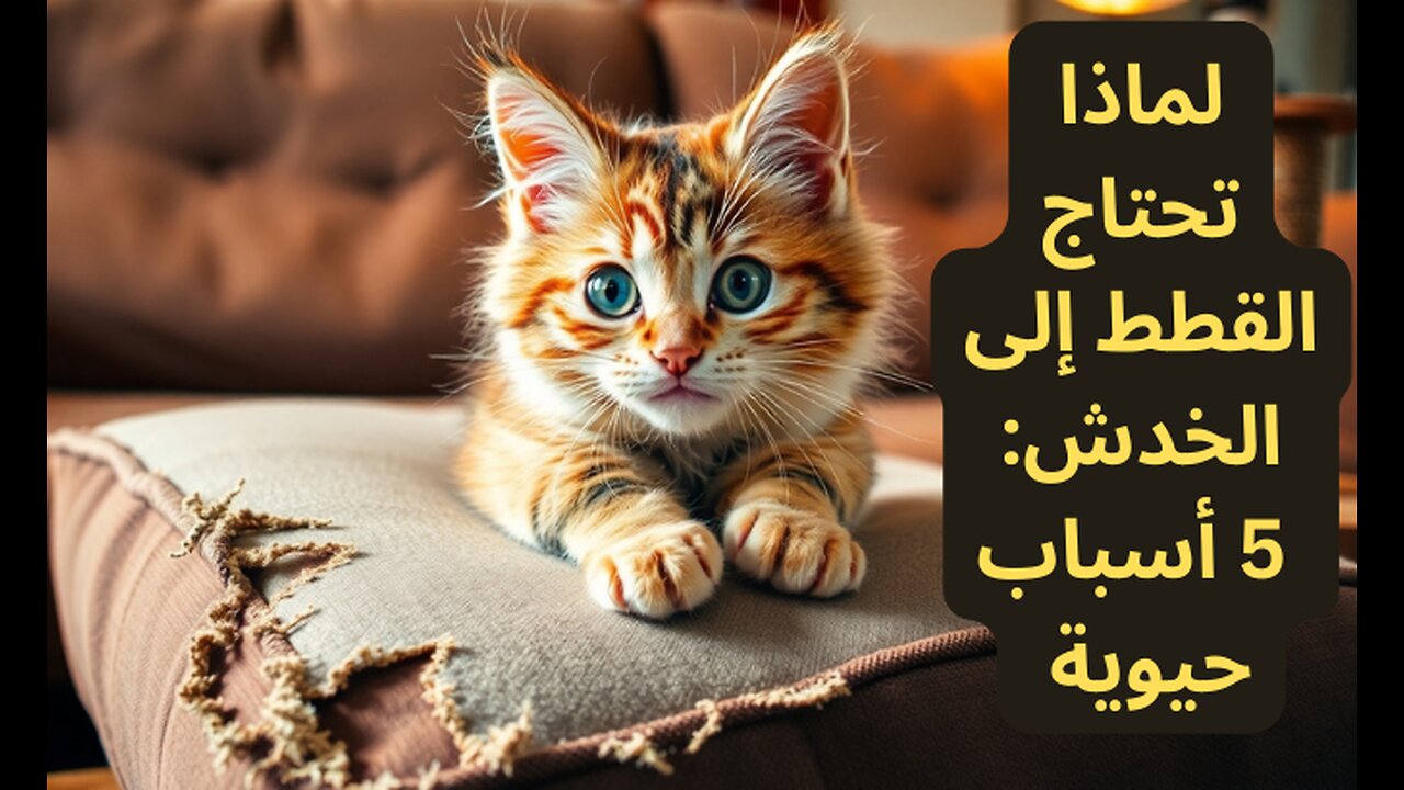 🔥 إزاى تمنع خربشة القطط في 3 خطوات؟ (مش هتصدق السر ورا الخدش!)
