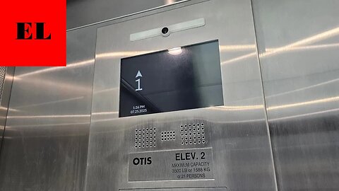 Scenic Otis Gen3 MRL Traction Shuttle Elevators - Outside of VT Derring Hall (Blacksburg, VA)