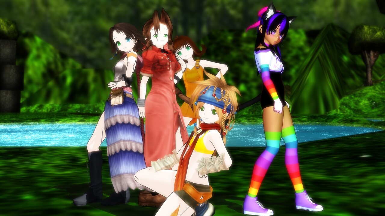 MMD Carry Me On! [OC Moon and Final Fantasy]!
