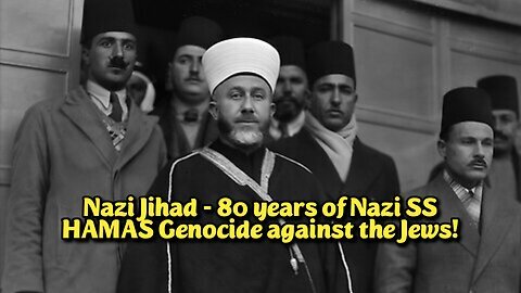 LIVE! Nazi Jihad - the true story behind 80 years of Murder & Genocide of Jews by Palestinians- Nazi Werewolves, for Adolph Hitler...