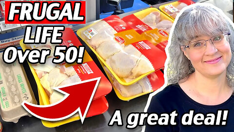 How I Got Chicken For Just $1 + A Day in My Frugal Life Over 50!