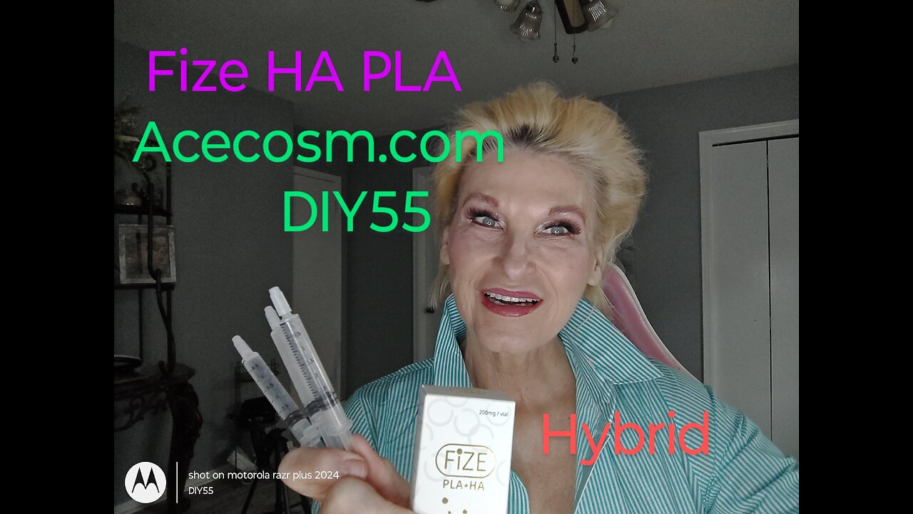 Biostimulator Fize HA Acecosm.com PLA HA neck lift DIY55 150mg PLA 50 mg Ha immediate results
