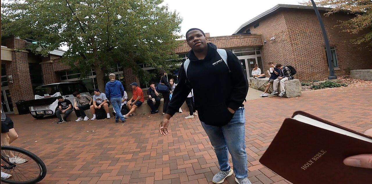 Penn State: Blaspheming Woman Screams At Me, I Preach Jesus, Atheists Ask About Proof of Bible, Evidence For The Resurrection of Jesus Discussed, Professor of Penn State Joins Me Preaching, Small Crowd Eventually Forms As Many Sincere Questions Are Asked