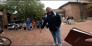 Penn State: Blaspheming Woman Screams At Me, I Preach Jesus, Atheists Ask About Proof of Bible, Evidence For The Resurrection of Jesus Discussed, Professor of Penn State Joins Me Preaching, Small Crowd Eventually Forms As Many Sincere Questions Are Asked