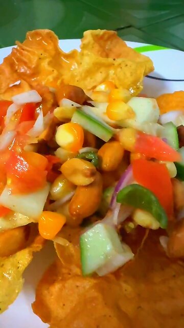 Crispy Masala Papad in Just 2 Minutes! 🤤🔥