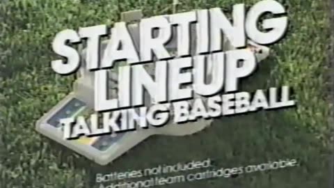 Starting Lineup Talking Baseball Game TV Commercial w/Roger Clemems & Dave Winfield from 1988