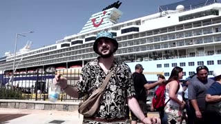 Pro-Palestine protesters battle police in Greece as Israeli ship docks
