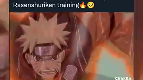 Naruto went through a lot during Rasenshuriken training🔥🥺#shorts #naruto