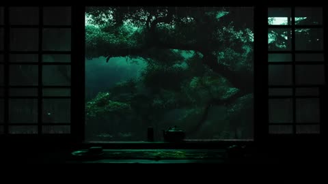 Enjoy a Night Full of Sleep to Rainfall Sounds on the Big Windows - Get over Insomnia😴🌧️ASMR