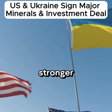 US & Ukraine Sign Major Minerals + Investment Deal Amid Russia War Tensions