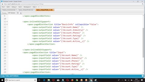 Salesforce Apex Videos-16.Standard Actions -OutputField