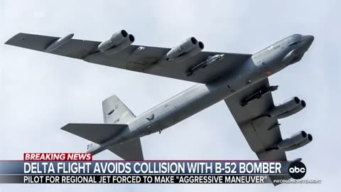 Delta pilot makes ‘aggressive maneuver’ to avoid mid-air collision with B-52 bomber