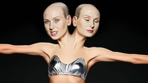 TWO HEADED WOMAN FROM THE FUTURE