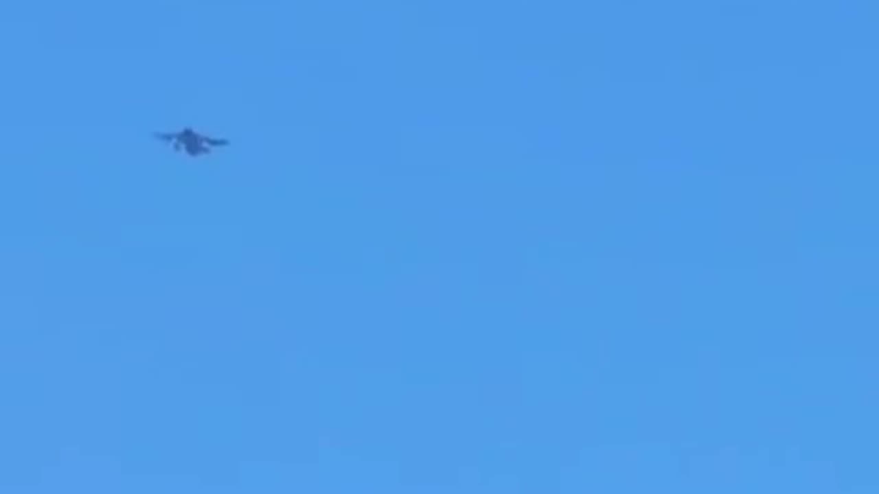 Downing of the drone that penetrated Israeli territory this morning