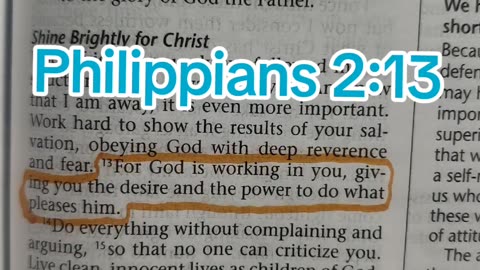 For God is Working in You..