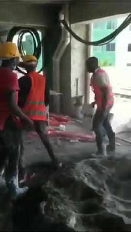 typical day on a nigger construction site