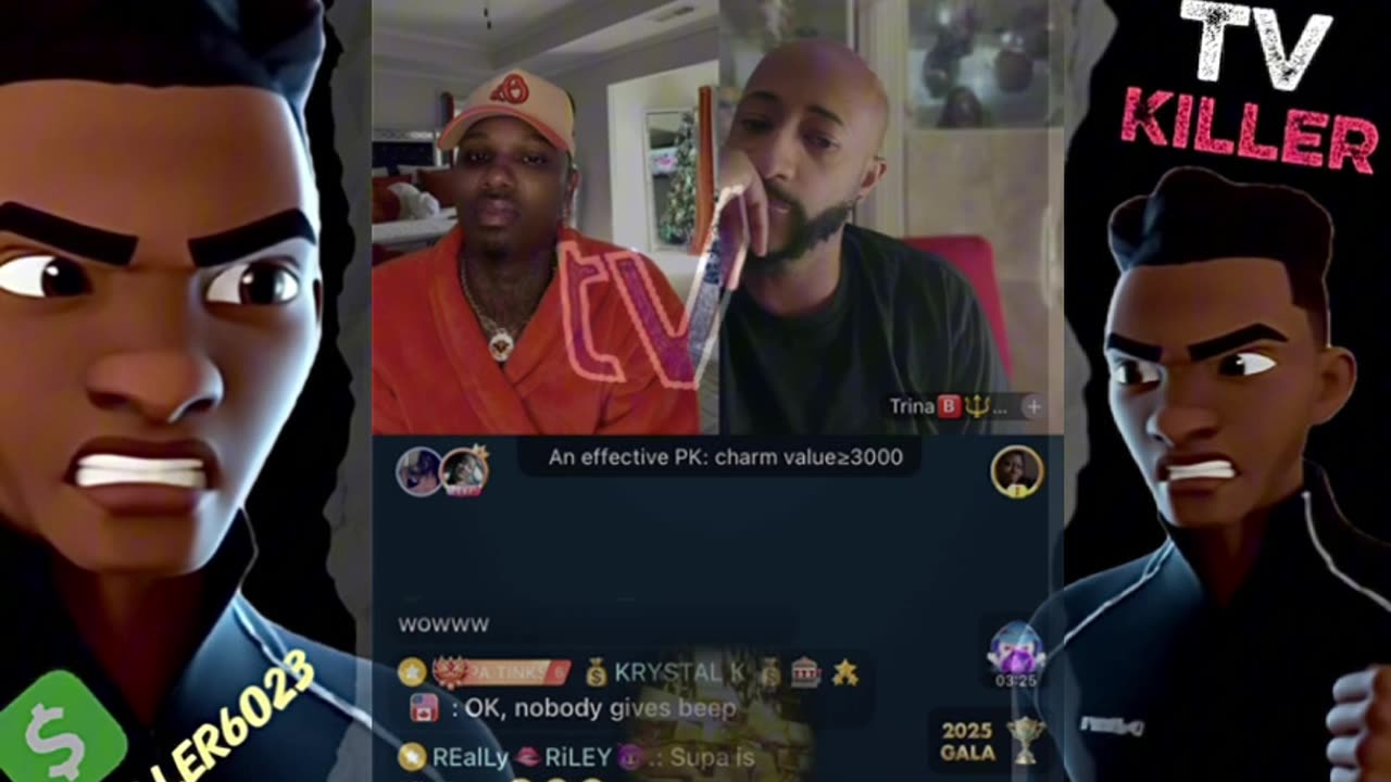 SUPA & TRINA GETS IN TO IT REAL BAD SUPA CALLS HIS MOTHER A SLUT