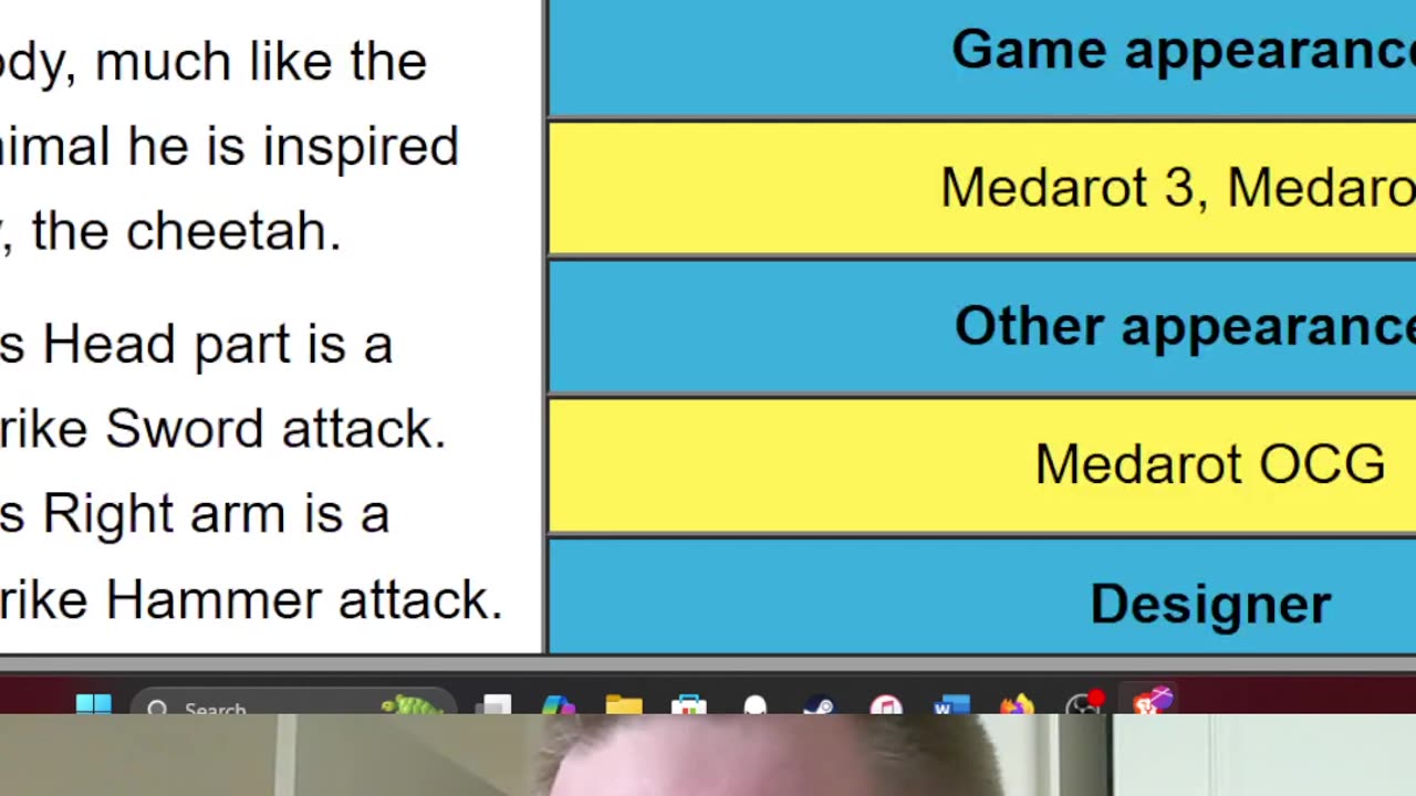 Medabot Thoughts: Light Cheetah