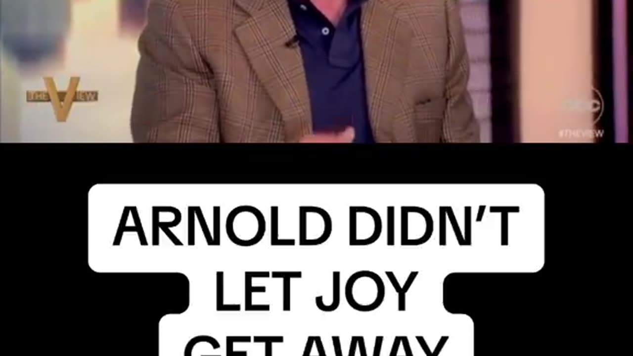 The woman from the view expected him to say ICE BAD