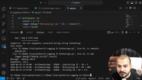 13.3 Logging With A Real World Example Krish Naik ML
