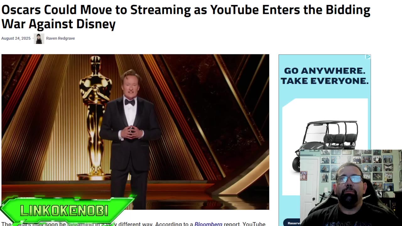 YouTube Getting Ready To Buy The Oscars