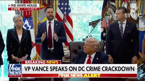 VP Vance slams Democrat governors for attacking President Trump's clean-up of D.C.