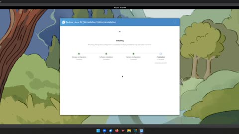 Installing Virualbox and Fedora Linux System on Windows 11