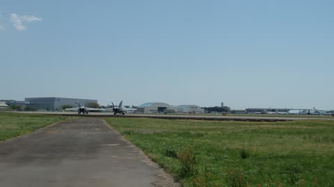 Waiting for another to land