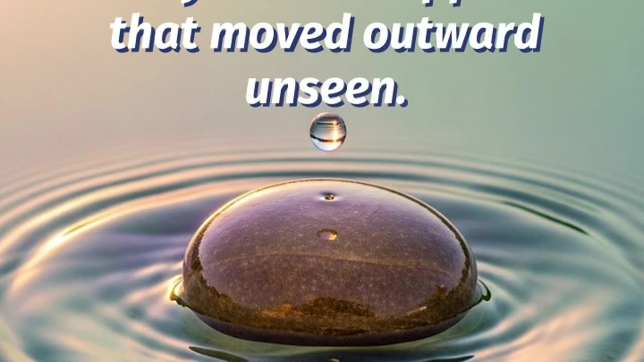 Ripples of Your Existence: How Small Actions Shape the World