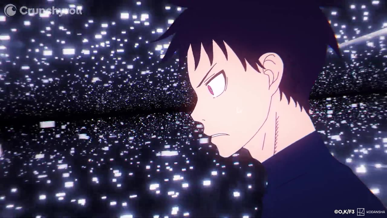 Fire Force: Shinra quebrando as parede da realidade e animação na velocidade.