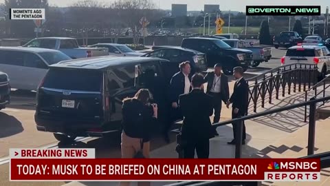 Elon Musk Arrives at Pentagon Amid New York Times’ Fake News Firestorm