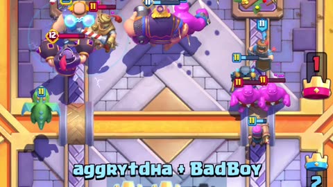 Clash Royale: 11/6 gameplay (Elixir Golem Fight!)