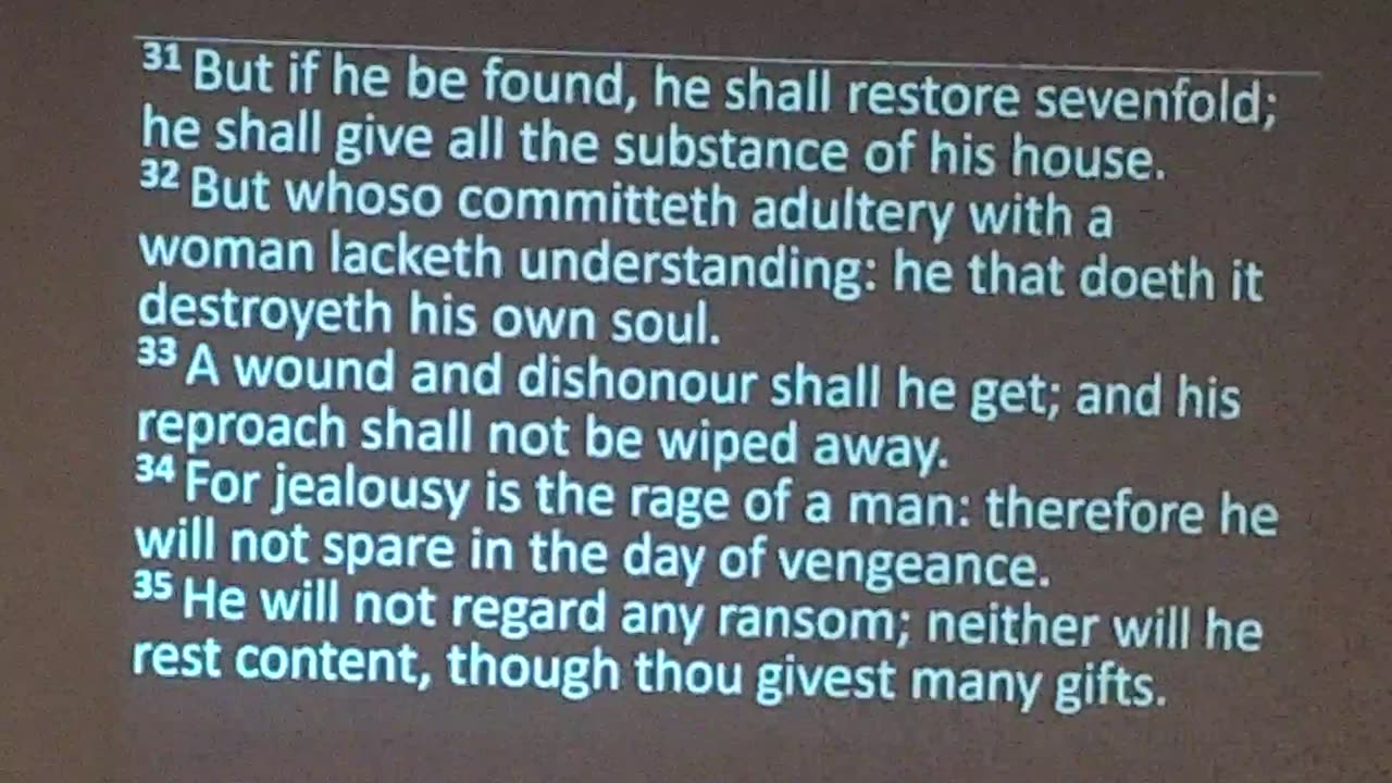 Proverbs for Understanding (Proverbs 6)