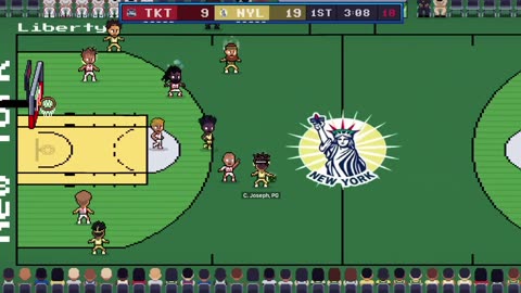 Green Hoopland Season 2: Opening day game Tokyo Titans @ New York Liberty