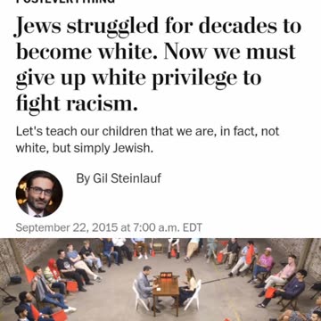 Jew's aren't White