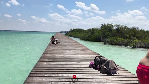 Bacalar Lagoon - Bacalar - Quintana Roo - 4K - Walk tour
