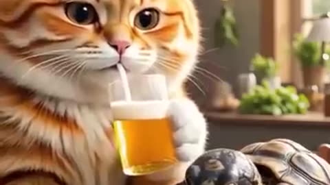 Cat Animation Shorts #animals #catshorts #catlover #cartoon #catsofinstagram #catlife