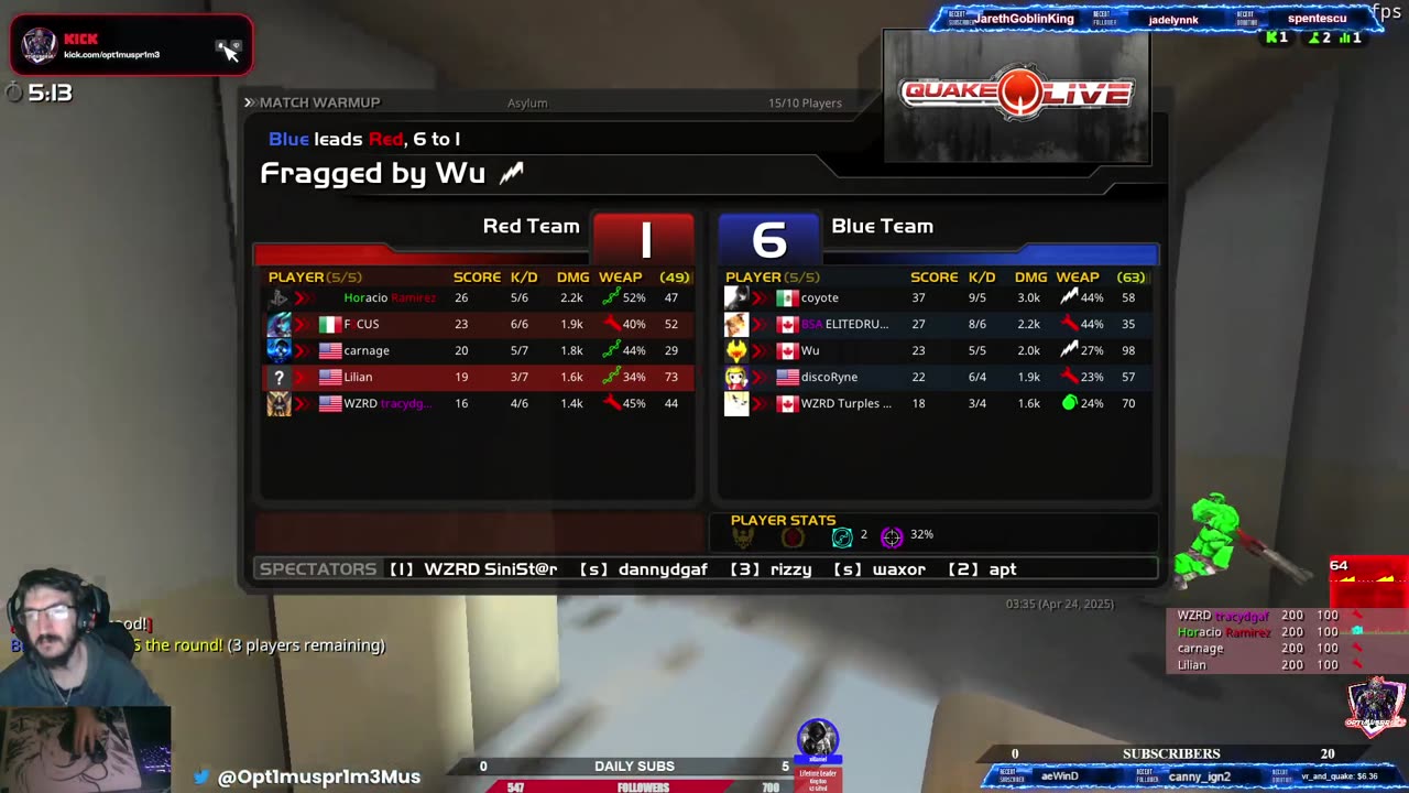 first rumble stream