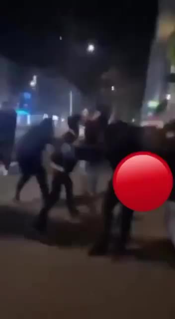 CLOSE SHOT OF TEL AVIV BEING BOMBED