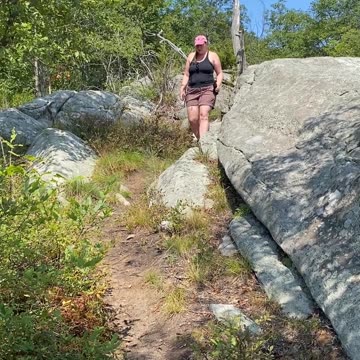 OLA WALKING BY BOULDERS!
