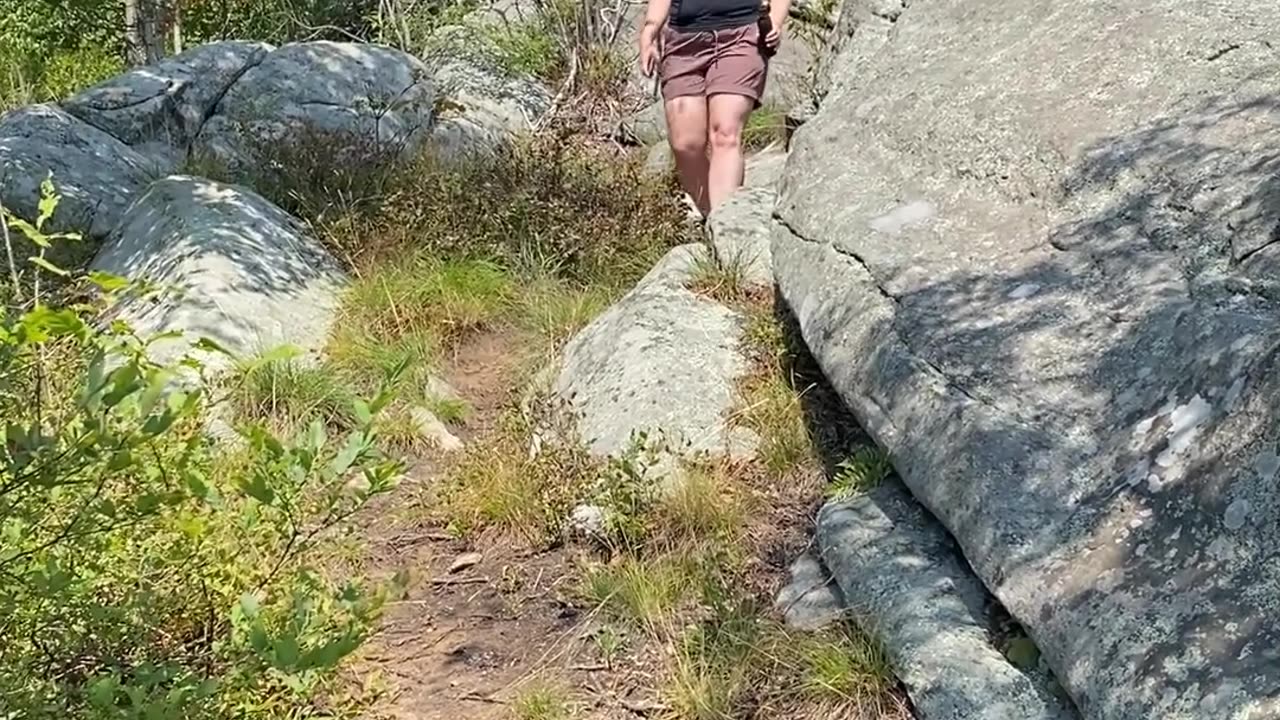 OLA WALKING BY BOULDERS!