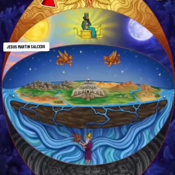 Flat earth and the ice wall