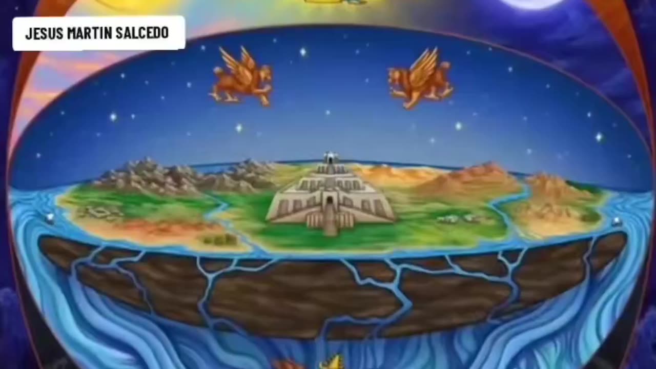 Flat earth and the ice wall